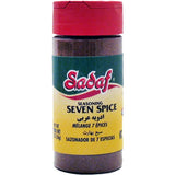 Sadaf Seven Spice - Seasoning 7 Spices for Cooking & Food Lebanese Blend of Middle East Style Kosher Vegetarian 2 Oz Bottle with Shaker Top