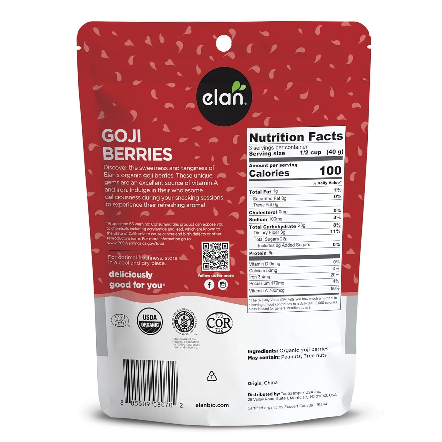 Elan_Organic_Dried_Goji_Berries_4.9_oz_Sulphite-Free_Non-GMO_Vegan_Gluten-Free_Kosher_Dry_Fruit_Snack