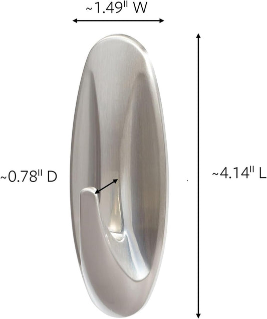 Command_Large_Designer_Hook,_Holds_up_to_5_lb,_1_Wall_Hook_with_2_Command_Strips,_Brushed_Nickel_Color,_Damage_Free_Hanging_Hooks_for_Hanging_Decorations_in_Living_Spaces