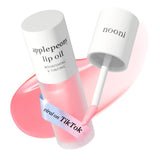 NOONI Korean Lip Oil | Long-Lasting, Moisturizing, Plumping, Revitalizing for Dry Lips, Waterproof, No Peel Off, Korean Tint, Hydrating Lip Stain, Nourishing Crystal Clear, 0.12 FL Oz
