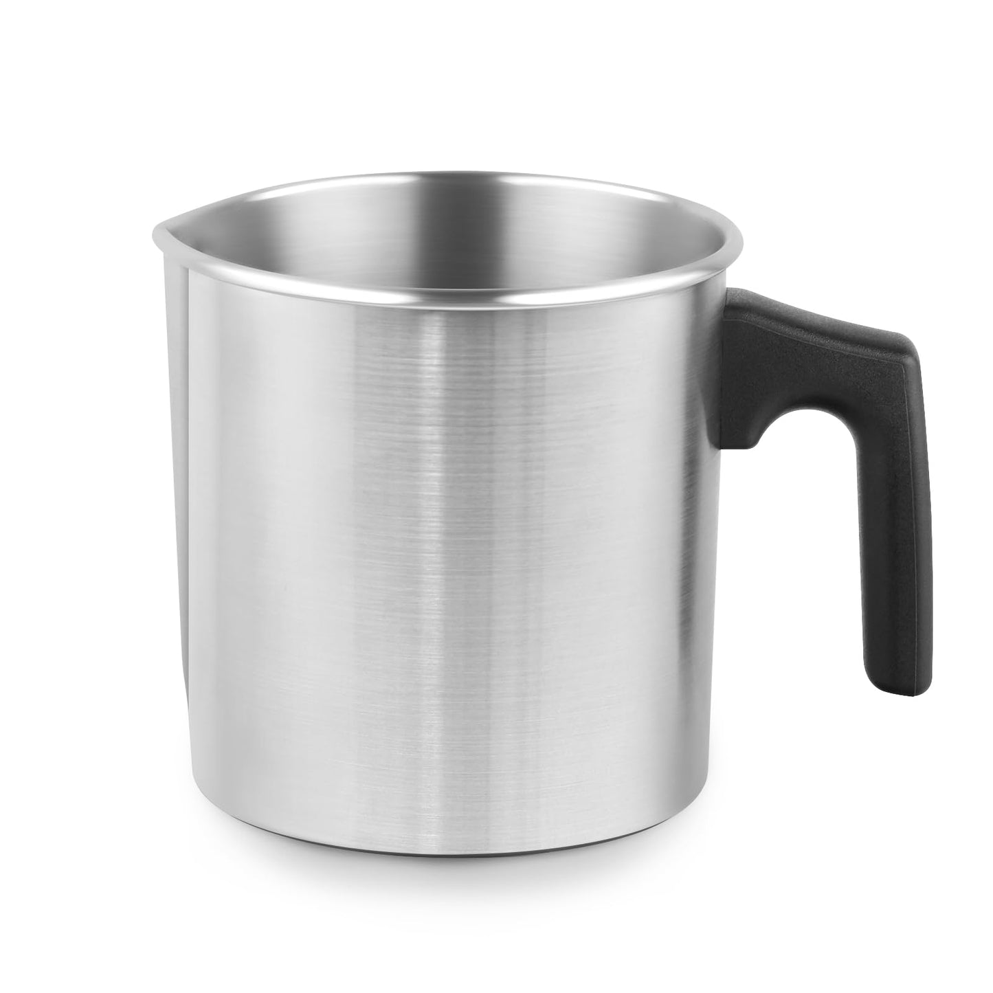 SAEUYVB Light Candle Making Pouring Pot, Holds for 2 pounds, Aluminum Wax Melting Pot with Heat-Resistant Handle and Dripless Pouring Spout for Candle Making,1.2L