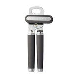 KitchenAid Classic Multifunction Can Opener and Bottle Opener Easy to Use, Razor Sharp Stainless Steel Cutting Wheel, Soft Ergonomic Handles