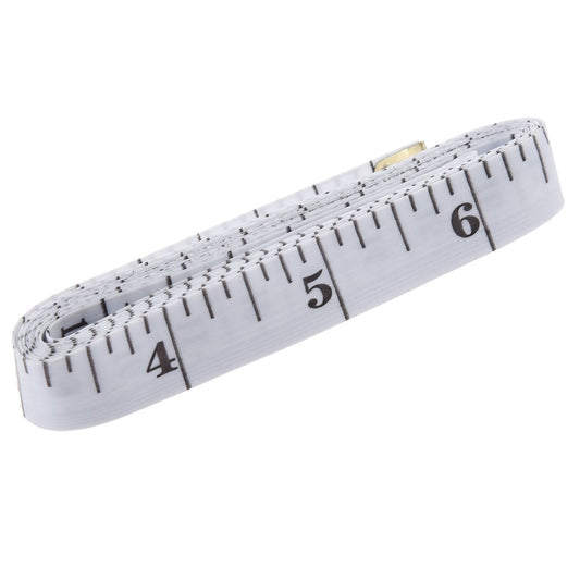 GDMINLO_Soft_Tape_Measure_Double_Scale_Body_Sewing_Flexible_Tailor_Craft_Vinyl_Ruler_for_Weight_Loss_Medical_Body_Measurement,_Has_Centimetre_Scale_on_Reverse_Side_60-inch(White)