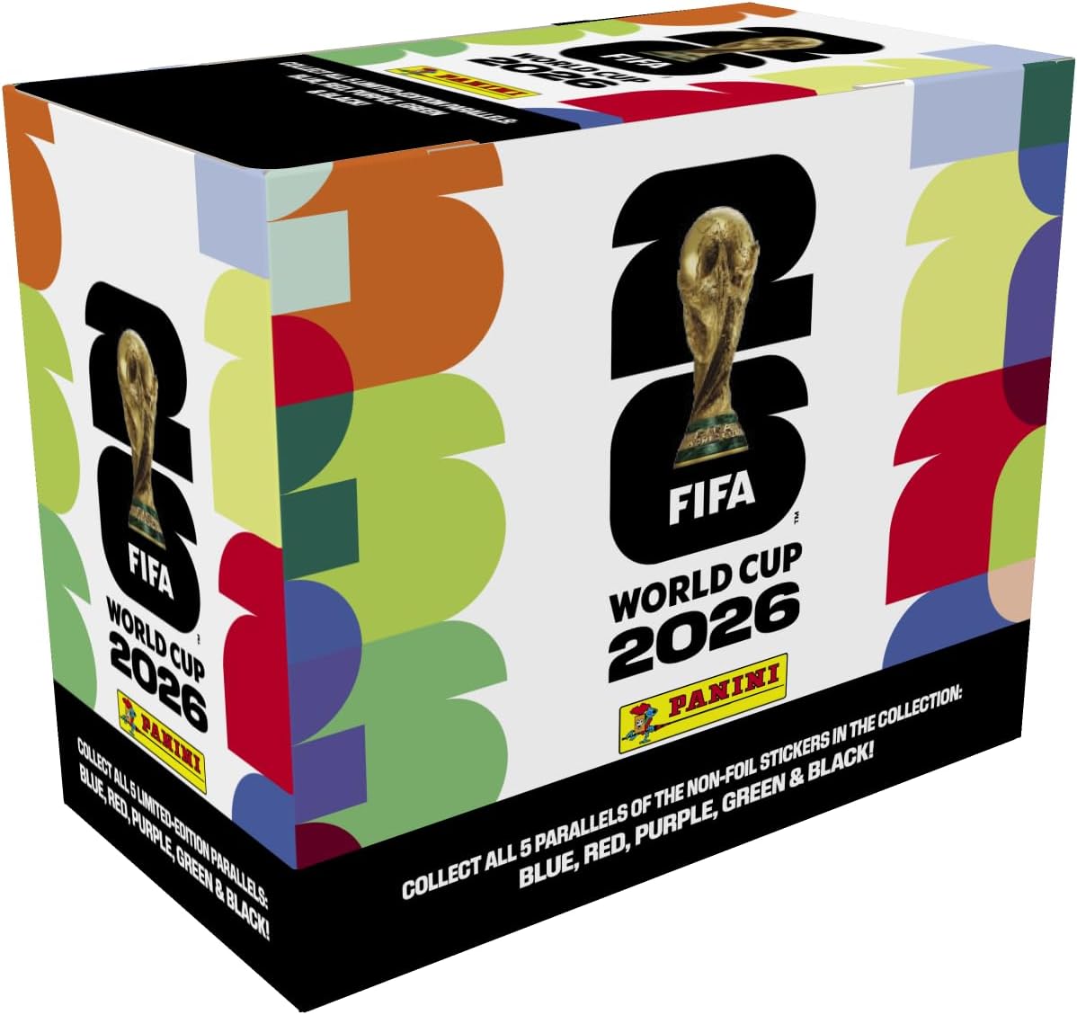 2026_Panini_FIFA_World_Cup_Sticker_Box_–_25_Sticker_Packs_–_Includes_Amazon_Parallel_Inserts_–_Official_Tournament_Collection