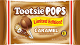 Tootsie Pops Limited Edition Individually Wrapped Single Flavor Lollipops with Tootsie Roll Center, Caramel - 12.6 Ounce Snack Candy