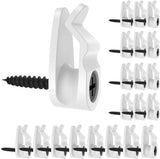 String Light Hanger Hooks,Screw in Hooks for Hanging Christmas Light,Led Fairy Led Light Clips,Black,50 Pack (Small)