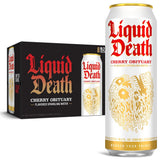 Liquid Death, Real Mountain Source, Natural Minerals & Electrolytes 8-Pack (King Size 19.2oz Cans)