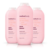 Method Body Wash, Paraben and Phthalate Free, 18 oz (Pack of 3)