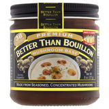 Better Than Bouillon Premium Mushroom Base, Made from Seasoned & Concentrated Mushrooms, Makes 9.5 Quarts of Broth, 38 Servings, 8 OZ (Pack 1)