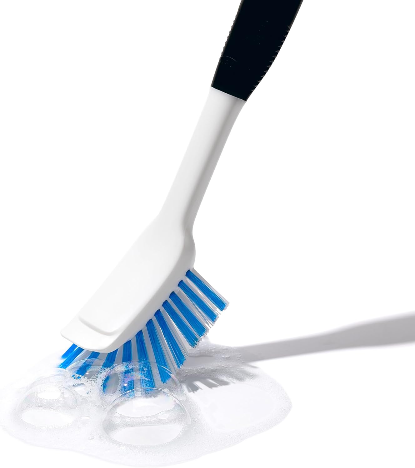 OXO_Good_Grips_Dish_Brush,_Nylon_Bristles_with_Built-in_Scraper,_Safe_for_Non-Stick_Cookware,_Non-Slip_Handle,_Dishwasher_Safe