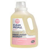 The Clean People Liquid Laundry Detergent - Recyclable Packaging, Stain Fighting - Ultra Concentrated, Laundry Soap