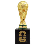 Official FIFA World Cup 2026 Edition - 4 Inch 3D Trophy w Acrylic Base - Timeless Collector’s Item Premium Zinc Alloy - FIFA World Cup Trophy Replica Perfect for Desk, Man Cave, Football Memorabilia