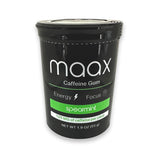 Maax Caffeine Energy Gum | Focus 125mg of per piece Spearmint 25 pieces container