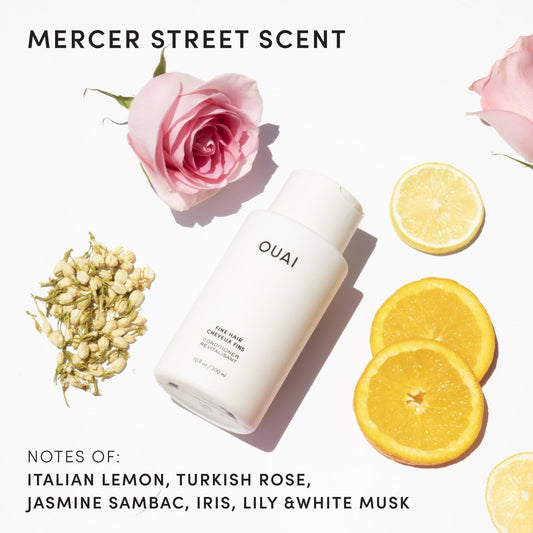 OUAI_Fine_Hair_Conditioner_-_Volumizing_Conditioner_for_Fine_Hair_Made_with_Keratin,_Biotin_and_Chia_Seed_Oil_-_Adds_Softness,_Bounce_and_Volume_-_Free_from_Parabens,_Sulfates,_and_Phthalates_(10_Oz)