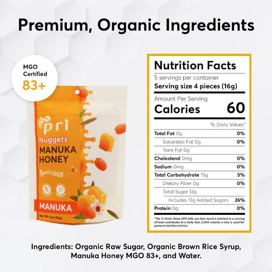 P.R.I_Manuka_Honey_Nuggets,_Sweet_and_All_Natural_Hard_Candy_Treat,_3oz