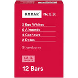 RXBAR Protein Bars, 12g Protein, Gluten Free Snacks, Strawberry