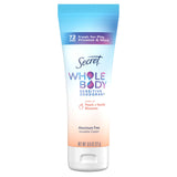 Secret Whole Body Deodorant Stick for Women, Travel Size, Peach & Vanilla Blossom Scent, Aluminum Free Deodorant, 72 HR Odor Protection