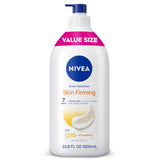 NIVEA Sheer Hydration Skin Firming Body Lotion with Q10 and Vitamin C, 72-Hour Body Moisturizer for Normal to Dry Skin