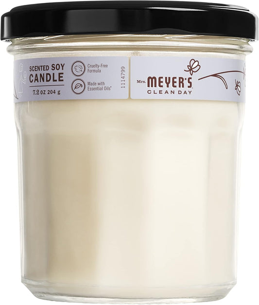 MRS._MEYER'S_CLEAN_DAY_Lavender_Soy_Candle,_Garden-Inspired_Aromatherapy_Homekeeping,_35_Hour_Burn_Time,_Made_with_Essential_Oils,_7.2_oz_Large_Glass_Jar_Candles_(Pack_of_2)