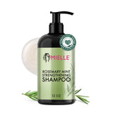 Mielle Organics Rosemary Mint Hair Strengthening Biotin Shampoo - Moisturizing Hair Shampoo for Women and Men to Gently Cleanse, Repair & Protect Strands