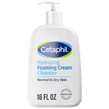 Cetaphil Cream to Foam Face Wash, Hydrating Foaming Cream Cleanser, For Normal to Dry, Sensitive Skin, with Soothing Prebiotic Aloe, Hypoallergenic, Fragrance Free