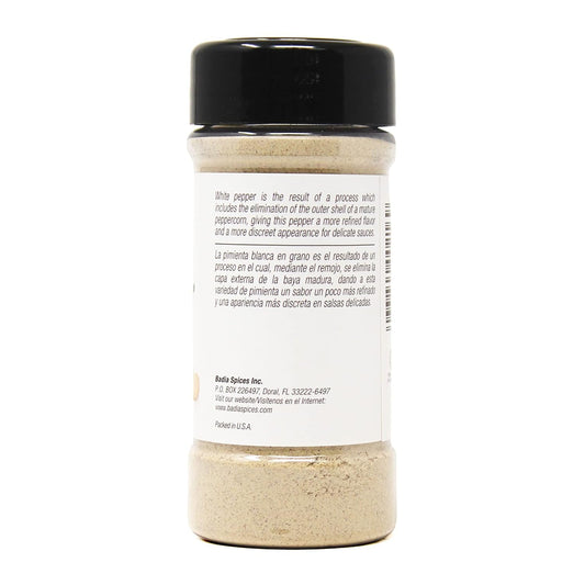 Badia_Ground_White_Pepper,_2_oz_–_Smooth,_Mellow_Heat_and_Delicate_Flavor_for_Light_Sauces,_Soups,_Poultry_and_Seafood