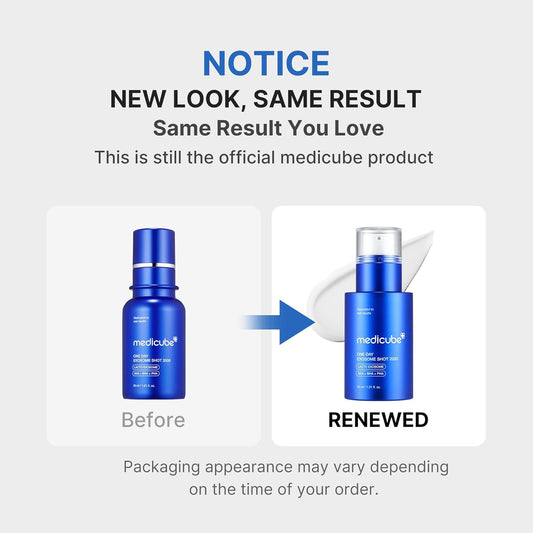 medicube_Exosome_Shot_Zero_2,000_PPM_Spicule_Facial_Serum_|_Liquid_Skin_Booster_Serum_|_Exosome,_AHA+BHA+PHA_|_Pore_Care,_Dead_Skin_Cells,_Skin_Texture_|_Korean_Skincare,_1.01_fl.oz