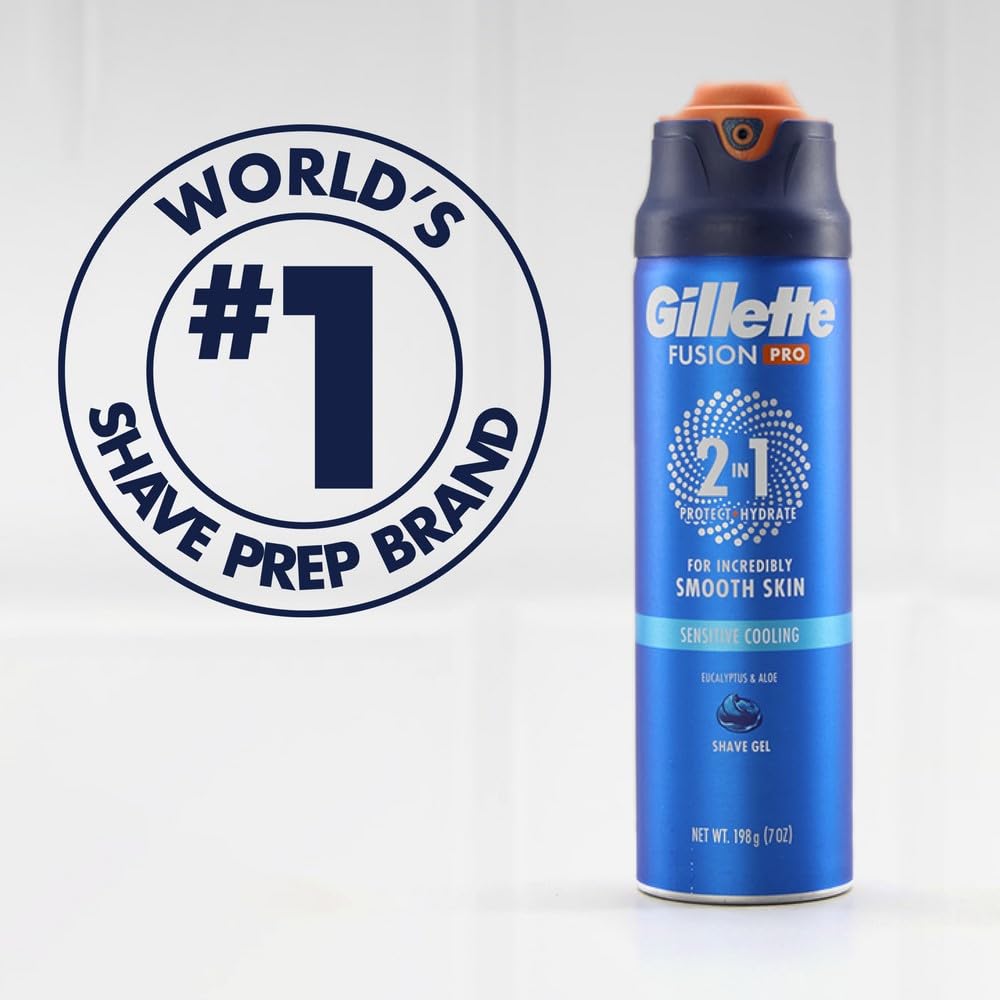 Gillette_PRO_Shaving_Gel_For_Men_Cools_To_Soothe_Skin_And_Hydrates_Facial_Hair,_7oz,_ProGlide_Sensitive_2_in_1_Shave_Gel