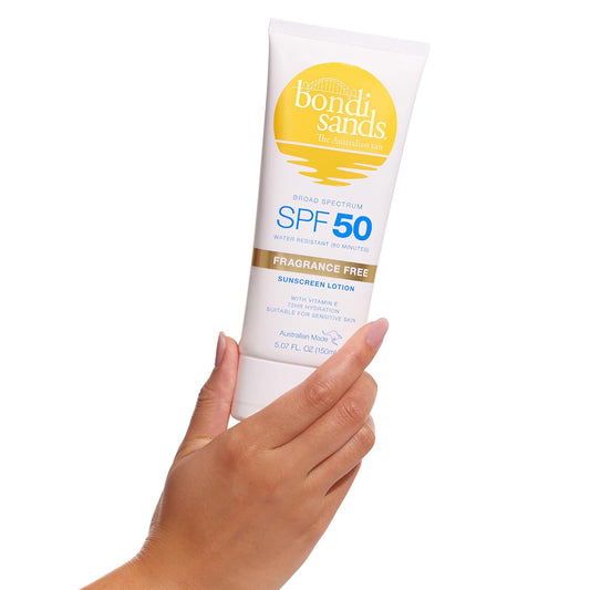 Bondi_Sands_Fragrance_Free_Sunscreen_Body_Lotion_SPF_50_|_Hydrating_Broad_Spectrum_Protection,_Sheer,_Water_Resistant_|_5.07_Oz/150_mL