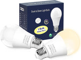 Motion Sensor Light Bulbs, 13W (100Watt Equivalent), Motion Activated Dusk to Dawn Security LED Bulb, Daylight/warm White, Energy-Efficient, for Indoor and Outdoor Lighting, Porch, Stairs, Hallway