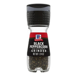 McCormick Black Peppercorn Grinder, For Freshly Ground Pepper While Cooking & Tableside