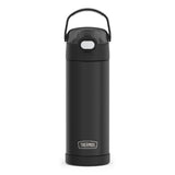 THERMOS FUNTAINER 16 Ounce Stainless Steel Vacuum Insulated Bottle with Wide Spout Lid