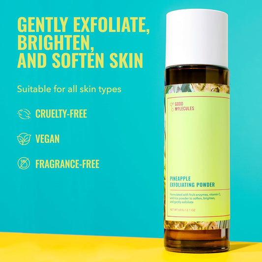 Good_Molecules_Pineapple_Exfoliating_Powder_-_Exfoliating_Face_Scrub_with_Natural_Enzymes,_Gentle_Alcohol-Free_Facial_Cleanser,_Skin_Care_for_Face