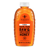 Nate's Florida 100% Pure, Raw & Unfiltered Honey - 32 oz. Squeeze Bottle - All-natural Sweetener (Pack of 1)