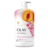 Olay Body Wash for Women, Fresh Radiance, 24/7 Skin-Loving Freshness, Visibly Radiant, Plant Based Cleansers, Vitamin B3 & Antioxidant Blend, For All Skin Types