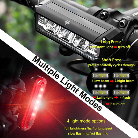 Bike_Light_Set_for_Night_Riding,Bright_Rechargeable_Bicycle_Headlight_Set_High_Beam_Low_Beam,USB_LED_Bicycle_Light,Waterproof_Bike_Headlight_and_Taillight_for_Adult_Kid_Mountain