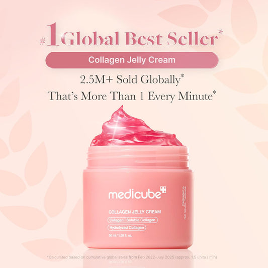 medicube_Collagen_Jelly_Cream-_Niacinamide_&_Freeze-Dried_Hydrolyzed_Collagen_-_Boosts_skin's_barrier_hydration_and_gives_24h_Glow_&_Lifted_Look_-_Korean_skincare_(1.69_Fl_Oz_(Pack_of_1))