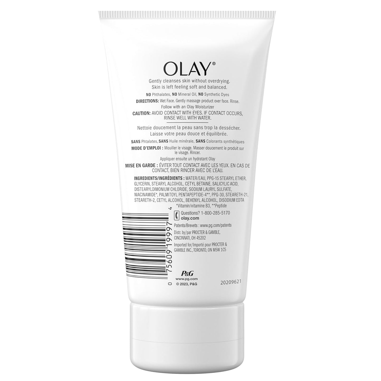 Olay_Regenerist_Collagen_Peptide_24,_Face_Wash,_Fragrance-Free,_150_mL