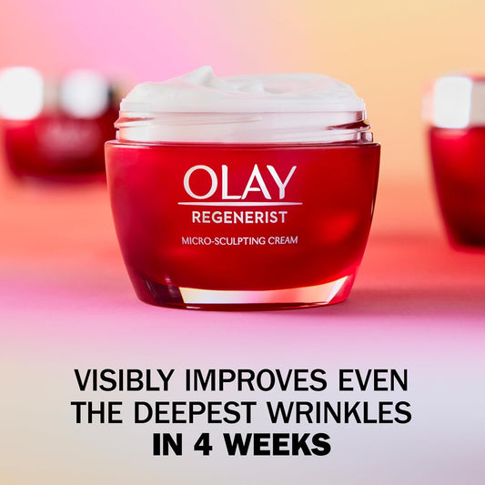 Olay_Face_Wash_Regenerist_Advanced_Anti-Aging_Pore_Scrub_Cleanser_(5.0_Oz)_and_Micro-Sculpting_Face_Moisturizer_Cream_(1.7_Oz)_Skin_Care_Duo_Pack,_Total_6.7_Ounces