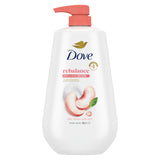 Dove Body Wash Rebalance For 24hr Lotion-Soft Skin Moisturizing Skin Cleanser with No Sulfates No Parabens 30.6 oz