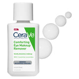 CeraVe Eye Makeup Remover with Hyaluronic Acid and Ceramides, Waterproof, Non-Comedogenic, Fragrance Free, Non-Greasy & Ophthalmologist Tested, 4 Ounces