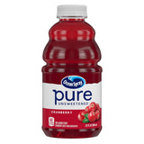 Ocean Spray® Pure Unsweetened Cranberry, 100% Cranberry Juice From Concentrate, 32 Fl Oz Bottle