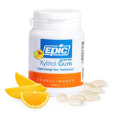 Epic 100% Xylitol Peppermint Chewing Gum - Sugar Free, Aspartame Free Dental Gum - Supports Oral Health & Fresh Breath - 50 Pieces