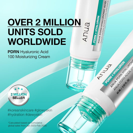 Anua_PDRN_Hyaluronic_Acid_100_Moisturizing_Cream,_Lightweight,_Non-Greasy_Hydrating_Face_Moisturizer_with_Salmon_DNA_for_Glass_Skin,_Korean_Skincare_(2.02_fl_oz)