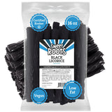 Sweet Roots Blue Raspberry Licorice Twists – 1 Bag (16 oz) Jumbo Size Sticks | Made with Real Fruit Juice Concentrate Vegan, Fat Free, Kosher Soft Gourmet Candy