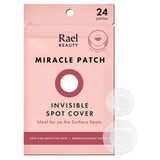 Rael Miracle Invisible Spot Cover Hydrocolloid Acne Pimple Patches (96 Ct) | Ultra-Thin Patch for Face, Absorbs Fluid From Blemishes, Facial Sticker, Korean Skin Care, Pore Care, 2 Sizes
