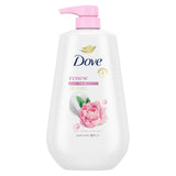 Dove Body Wash with Pump Renew Oil For 24hr Lotion-Soft Skin Moisturizing Skin Cleanser with No Sulfates No Parabens 30.6 Oz