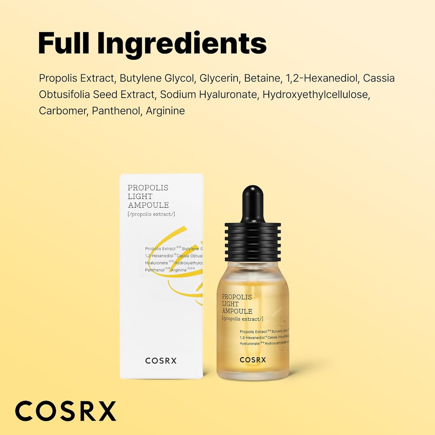 COSRX_Propolis_Ampoule,_Glow_Boosting_Serum_for_Face_with_73.5%_Propolis_Extract,_1.01fl.oz/30ml,_Hydrating_Essence_for_Sensitive_Skin,_Fine_Lines,_Uneven_Skintone,_Korean_Skincare