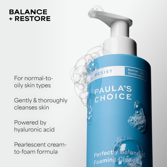 Paula's_Choice_RESIST_Perfectly_Balanced_Foaming_Facial_Cleanser,_Face_Cleanser_with_Hyaluronic_Acid_&_Aloe,_Anti-Aging_Face_Wash,_Large_Pores_&_Oily_Skin,_Fragrance-Free