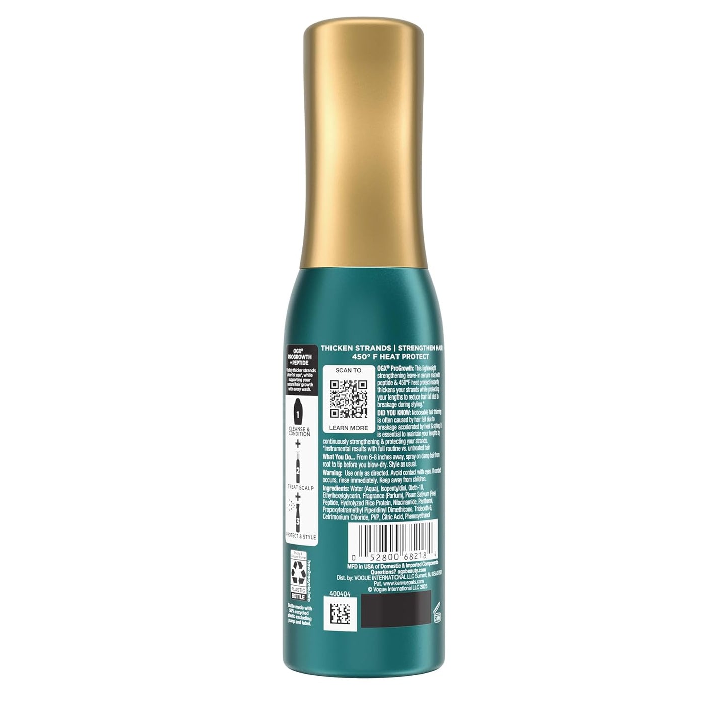 OGX_ProGrowth_+_Peptide_Serum_Mist,_Heat_Protectant_Spray_Instantly_Thickens_Hair_Root_to_Tip_While_Protecting_from_Breakage_for_Visibly_Thicker,_Fuller_Hair,_6.5_fl._oz